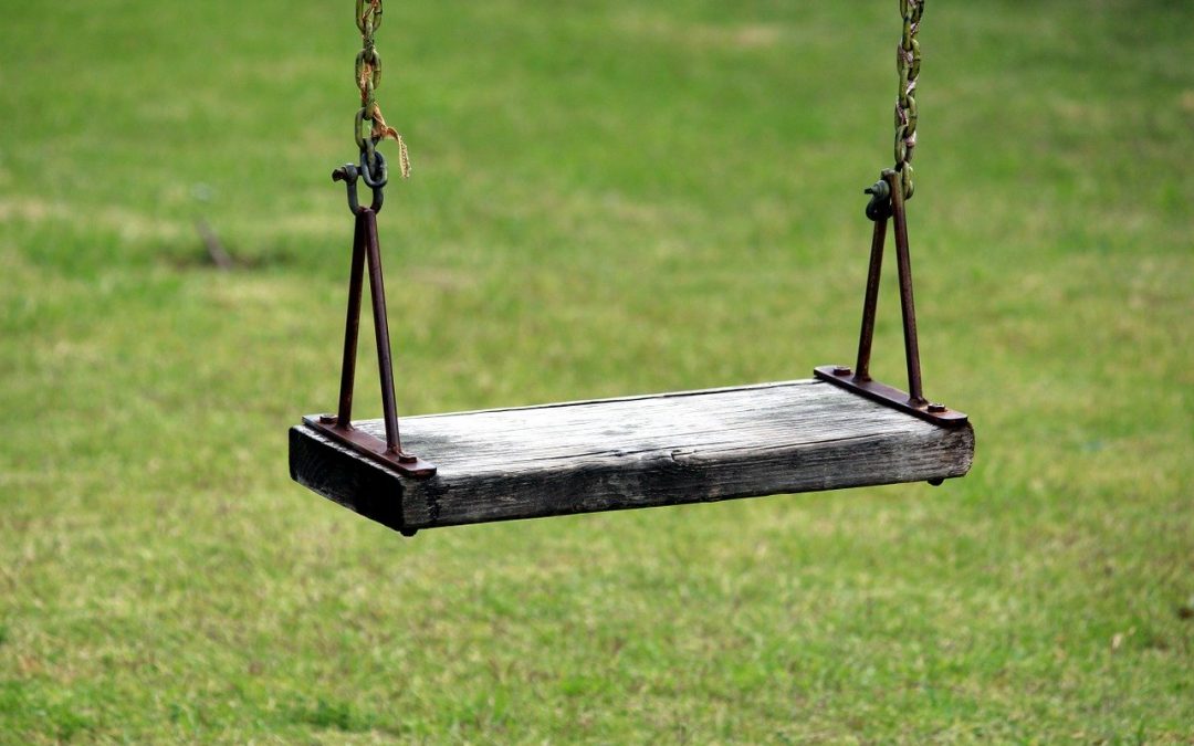 Un parc de jeu dans le jardin